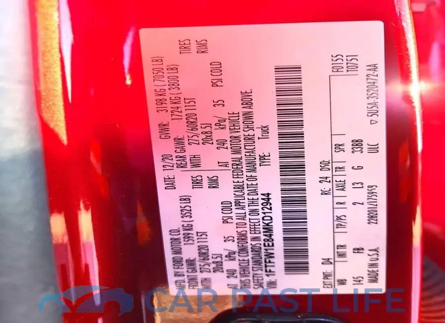 1FTFW1E84MKD12944# 12