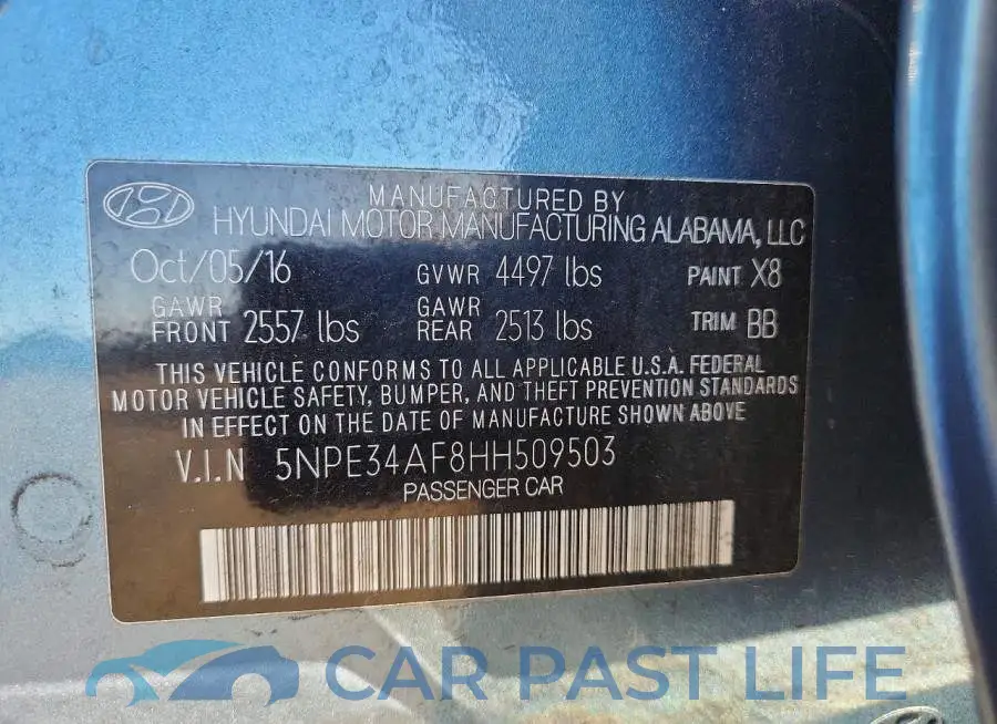 5NPE34AF8HH509503# 12