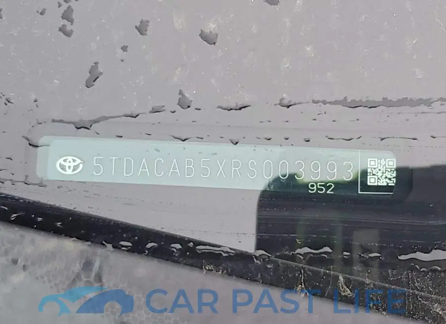 5TDACAB5XRS003993# 13