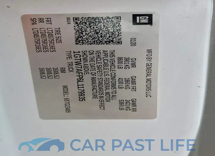 1GTW7AFP6L1179935# 12