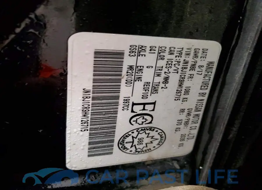 JN1BJ1CR9HW126715# 13