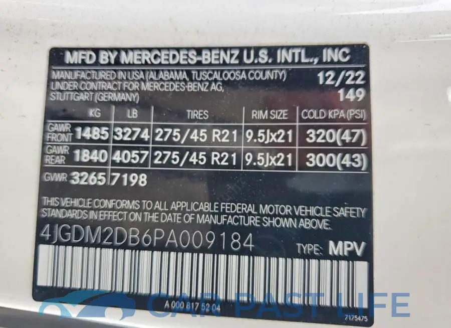 4JGDM2DB6PA009184# 13