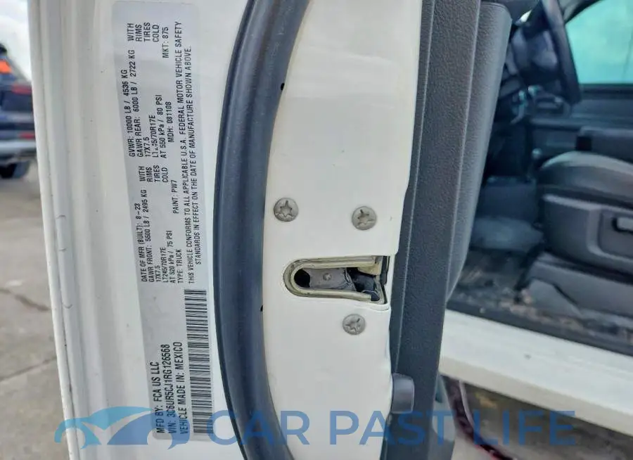 3C6UR5CJ1RG126568# 12