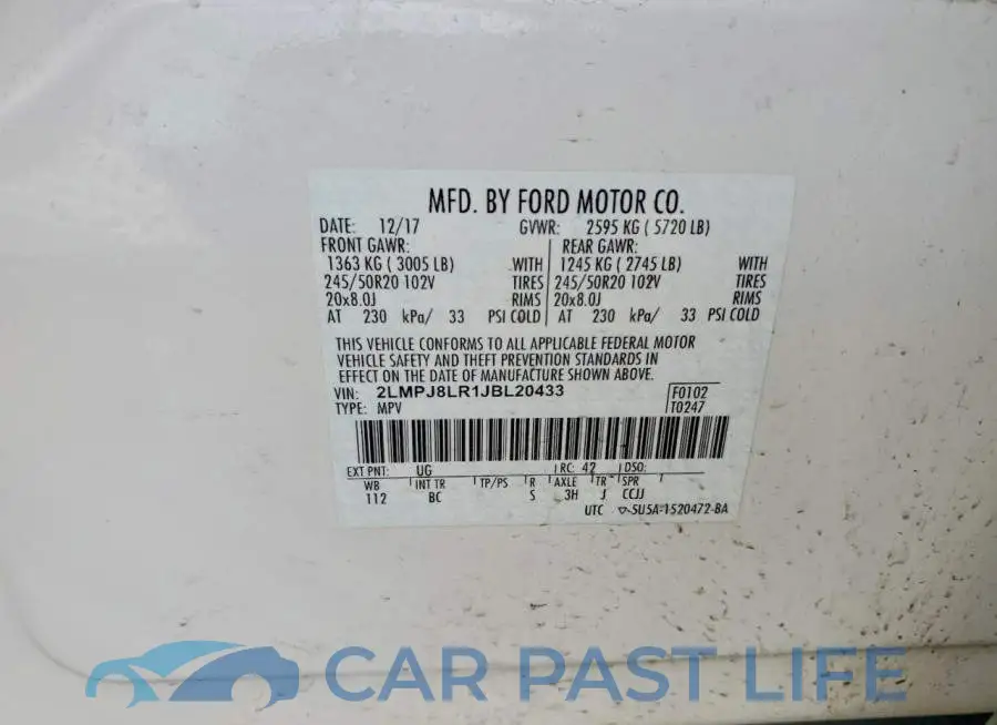 2LMPJ8LR1JBL20433# 13