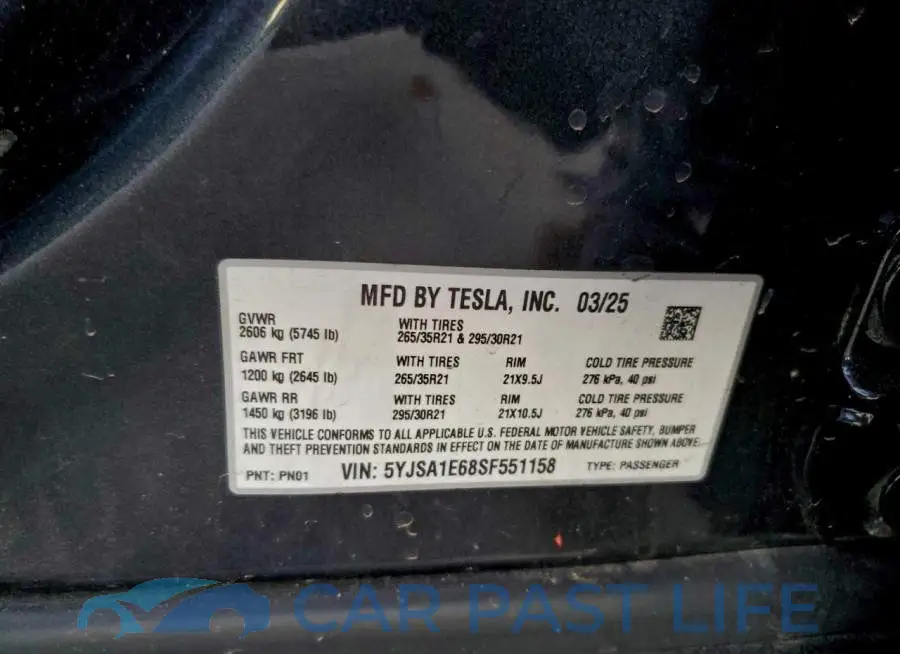 5YJSA1E68SF551158# 12