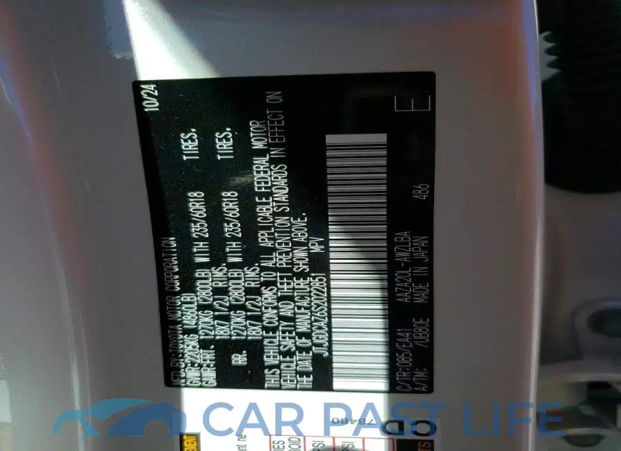 JTJGDCAZ6S2022851# 14
