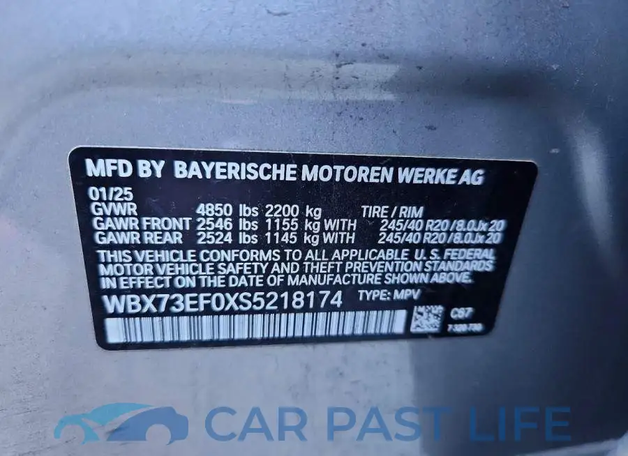WBX73EF0XS5218174# 12
