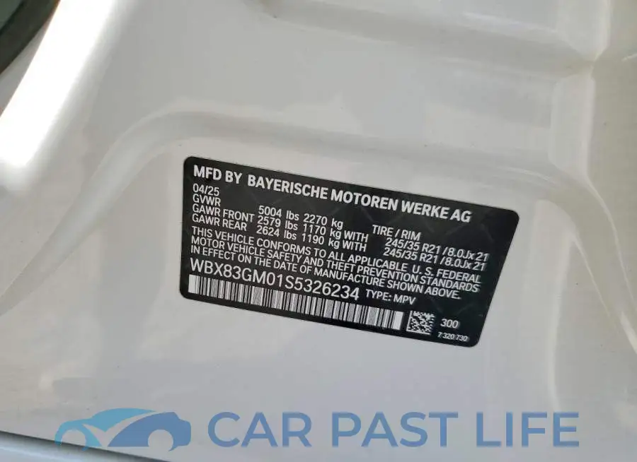 WBX83GM01S5326234# 13