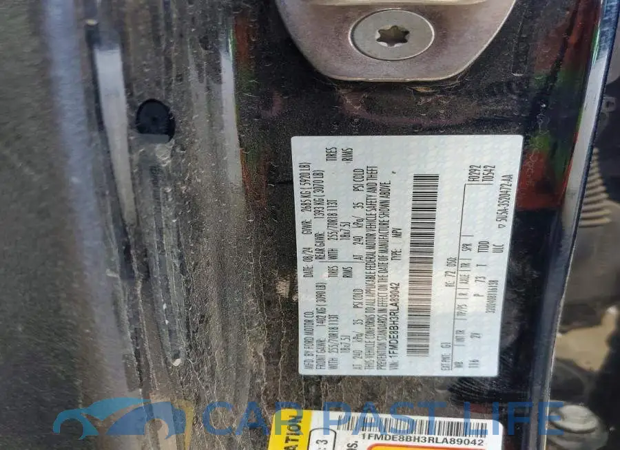 1FMDE8BH3RLA89042# 13