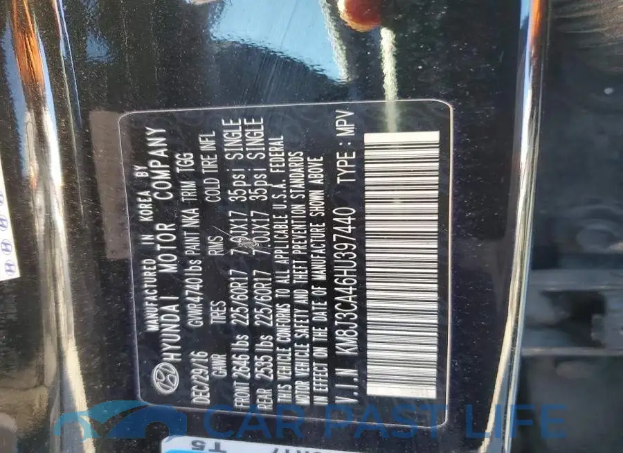 KM8J3CA46HU397440# 13