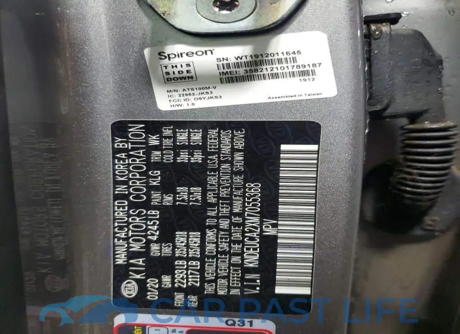 KNDEUCA2XM7055368# 12