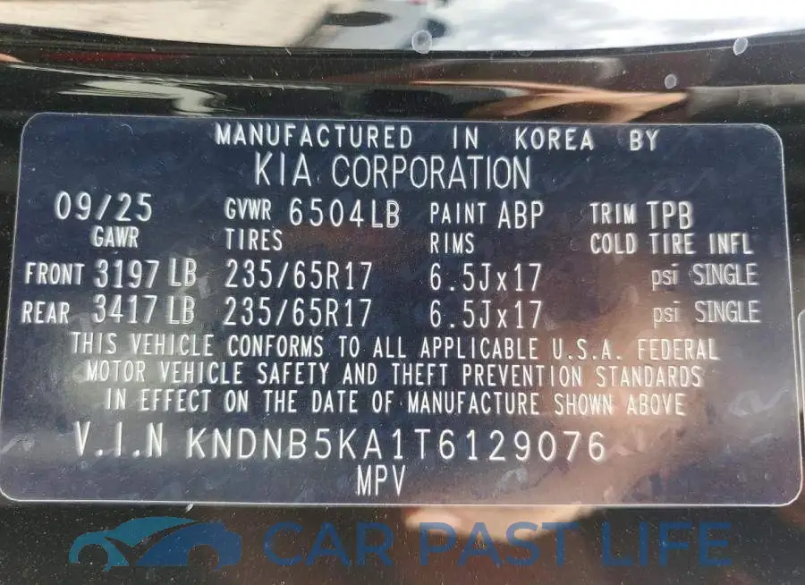 KNDNB5KA1T6129076# 13