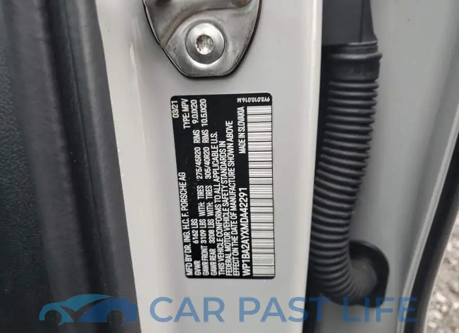 WP1BA2AYXMDA42291# 13