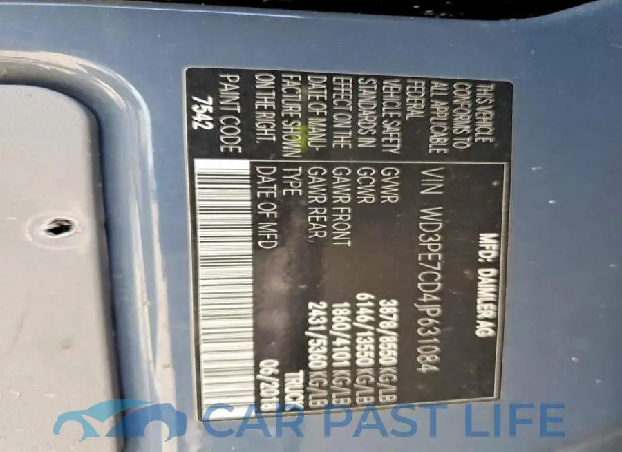 WD3PE7CD4JP631084# 13