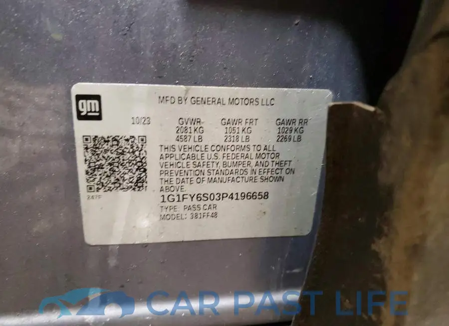 1G1FY6S03P4196658# 14