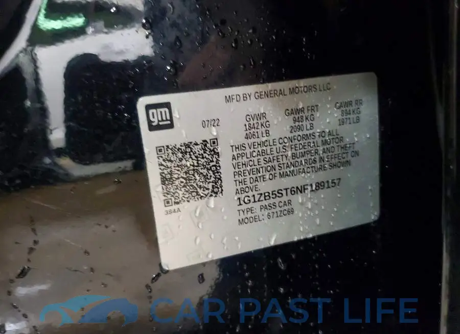 1G1ZB5ST6NF189157# 12