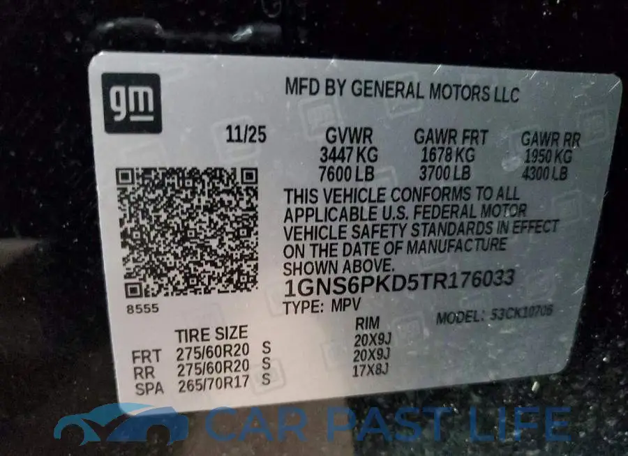 1GNS6PKD5TR176033# 12
