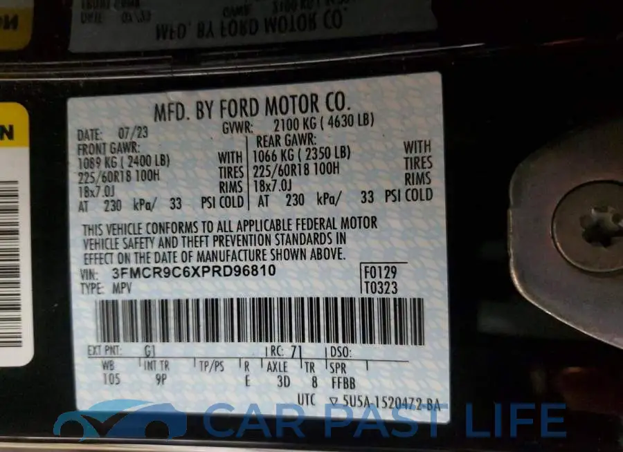 3FMCR9C6XPRD96810# 13