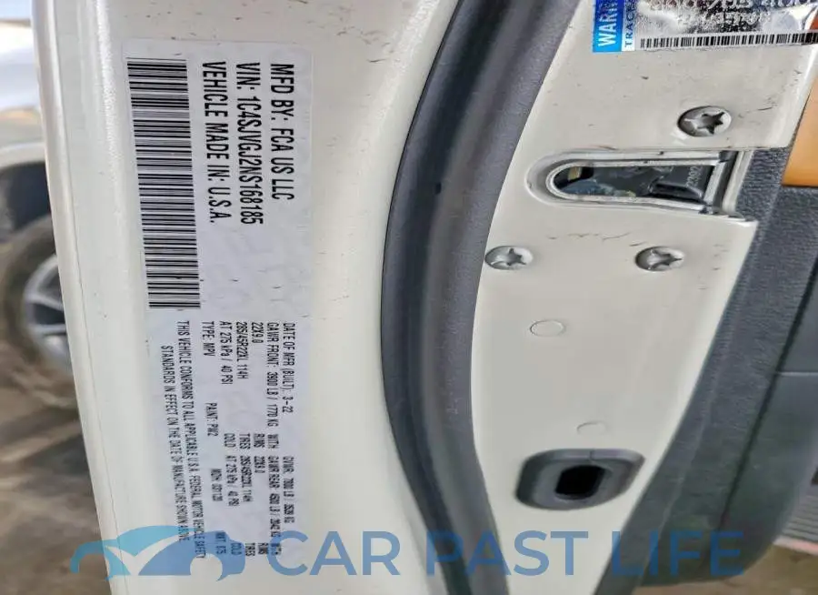 1C4SJVGJ2NS168185# 13