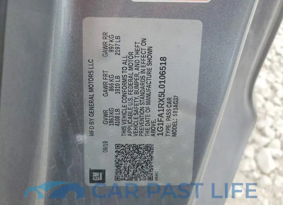 1G1FA1RX5L0106518# 13