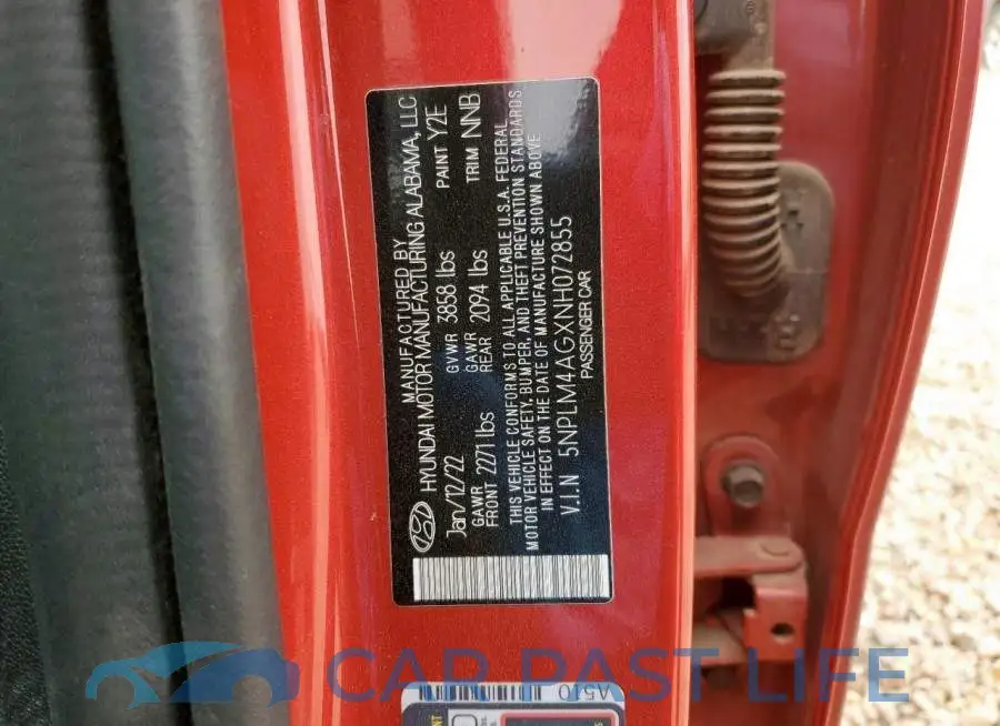 5NPLM4AGXNH072855# 12