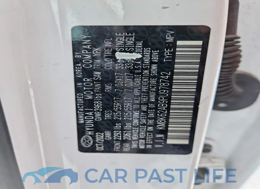 KM8K62AB9PU978742# 14