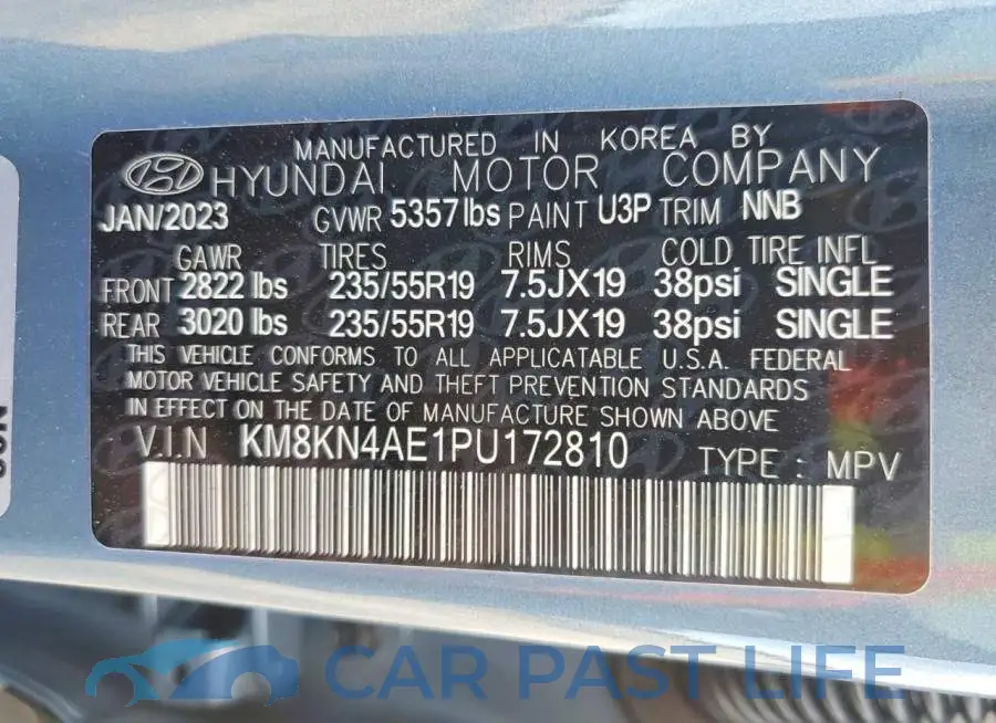 KM8KN4AE1PU172810# 14