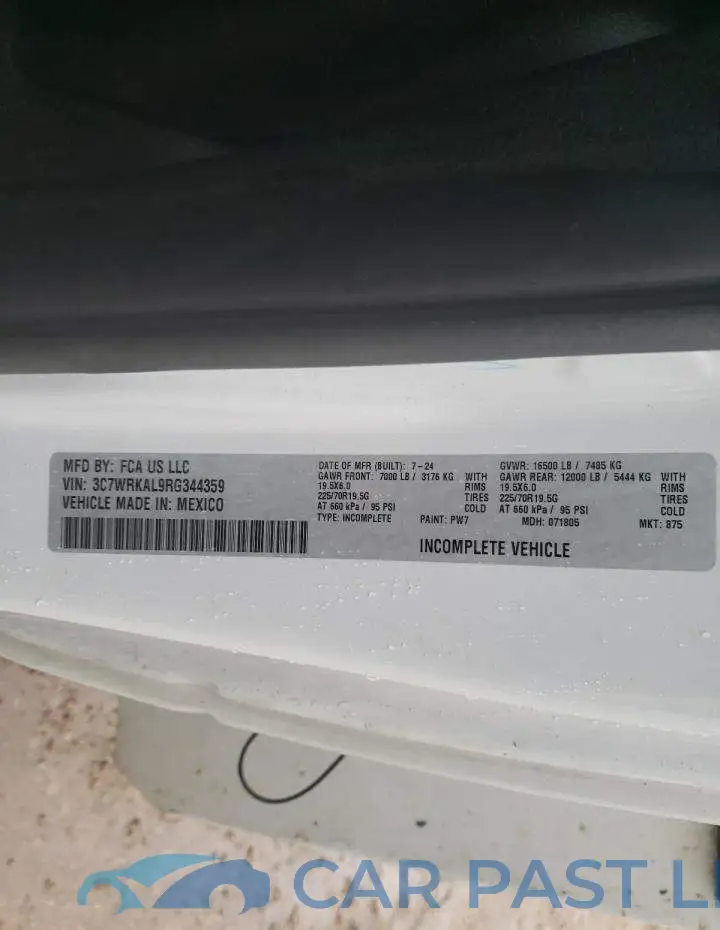 3C7WRKAL9RG344359# 12