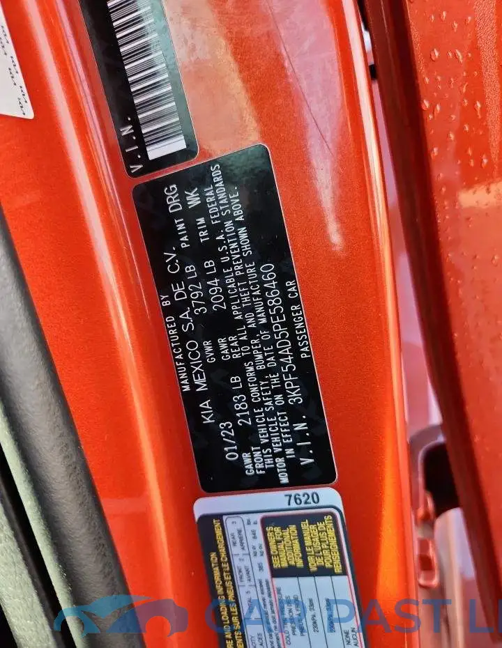 3KPF54AD5PE586460# 13