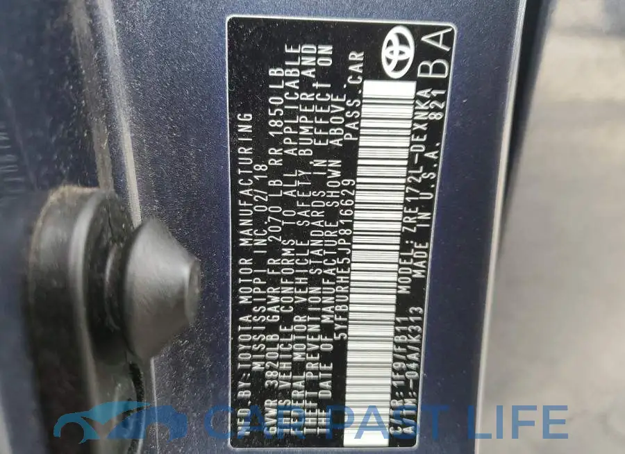 5YFBURHE5JP816629# 13