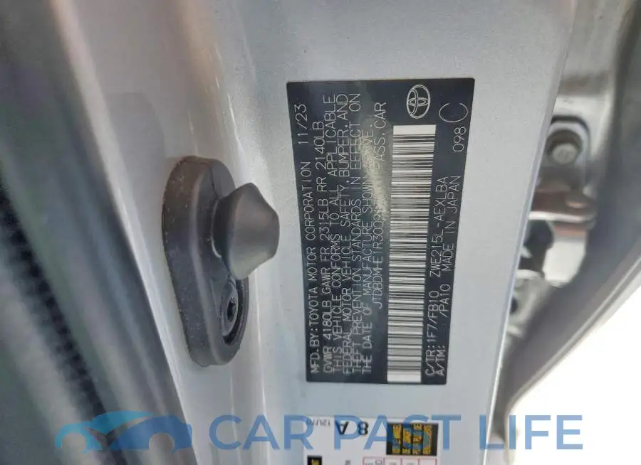 JTDBDMHE1R3009175# 12