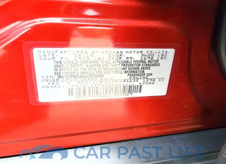 3N1CP5CU0JL523059# 12