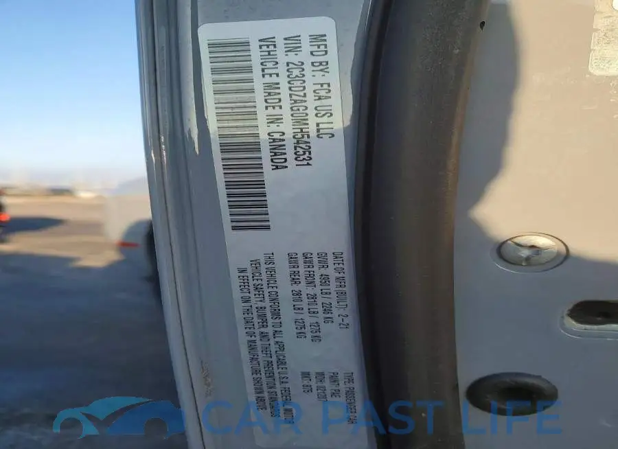 2C3CDZAG0MH542531# 12