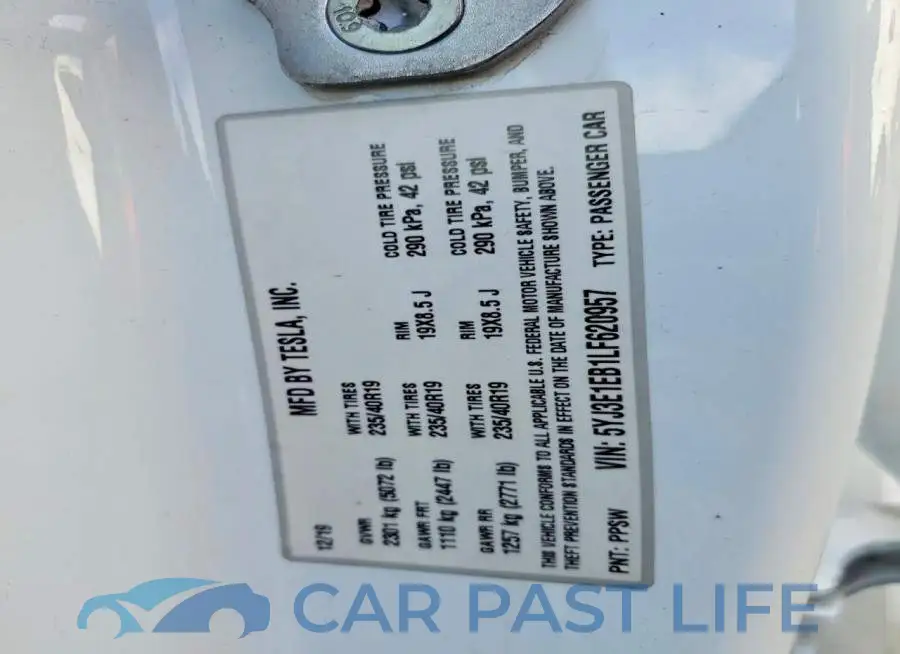 5YJ3E1EB1LF620957# 11