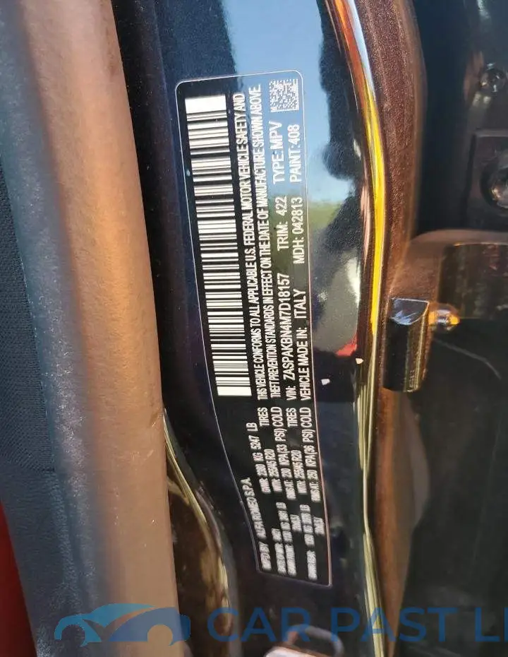 ZASPAKBN4M7D18157# 13