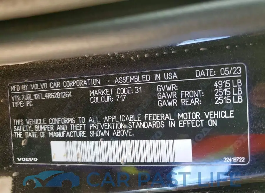 7JRL12FL4RG281264# 12