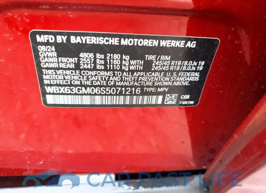 WBX63GM06S5071216# 12