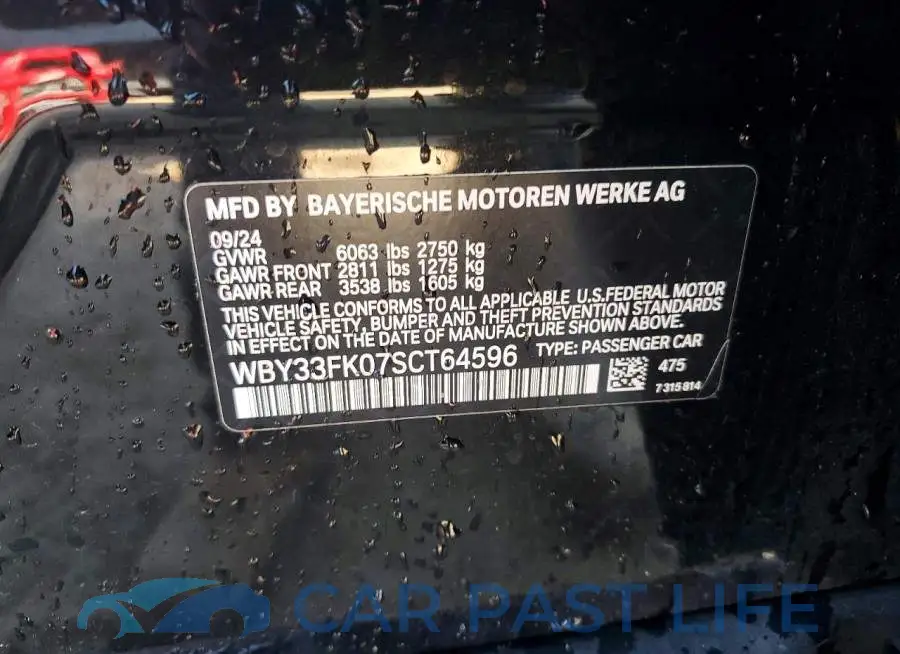 WBY33FK07SCT64596# 12