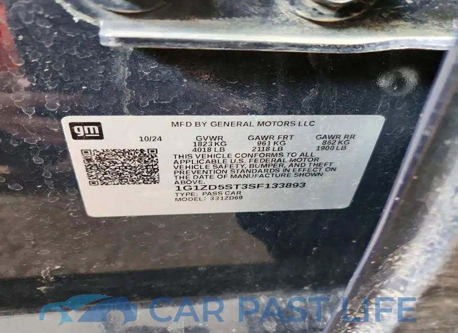 1G1ZD5ST3SF133893# 13