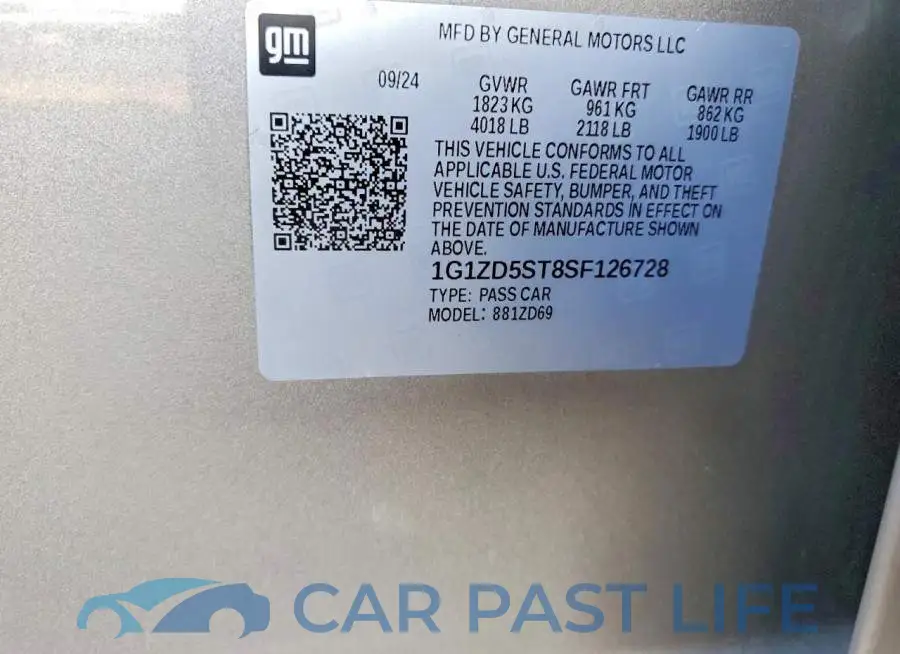 1G1ZD5ST8SF126728# 12