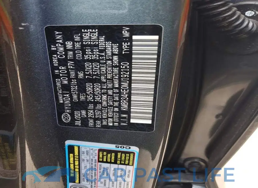 KM8R34HE0MU192150# 12