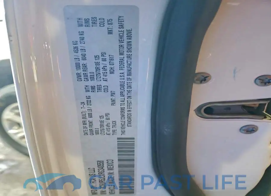 3C6UR5JLXRG340558# 12