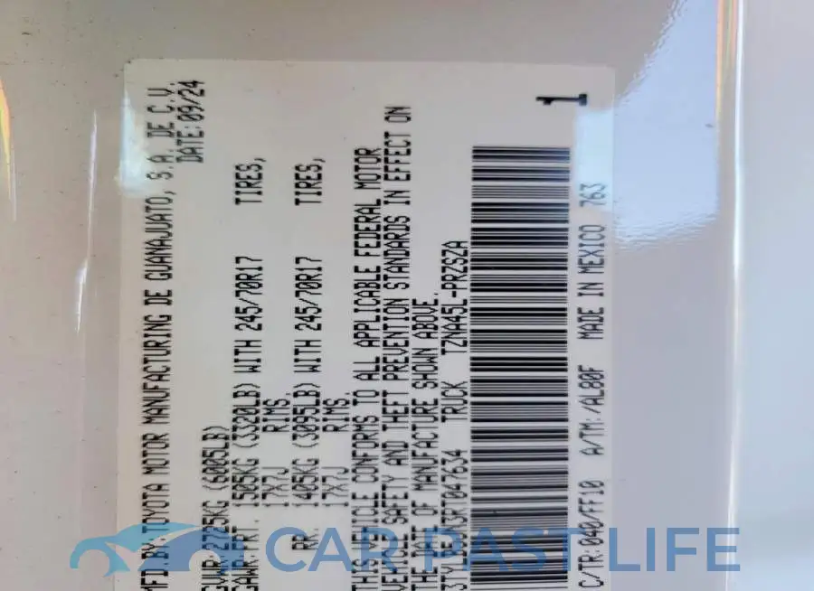 3TYLB5JN3RT047634# 12