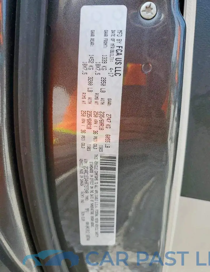 2C4RC1EG4HR727248# 13