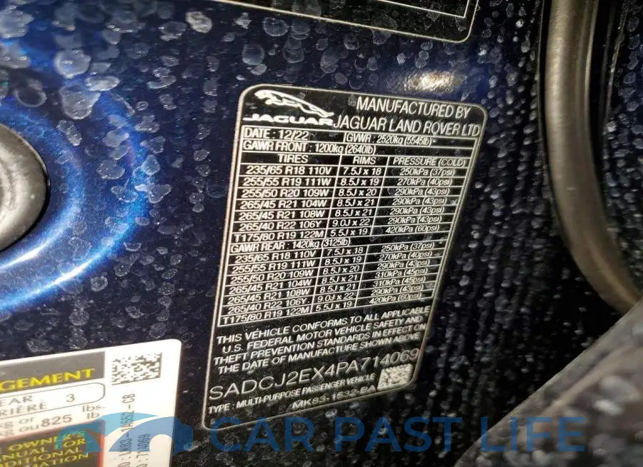 SADCJ2EX4PA714069# 14