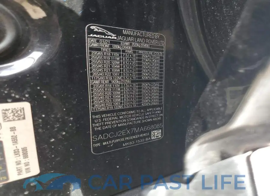 SADCJ2EX7MA668085# 12