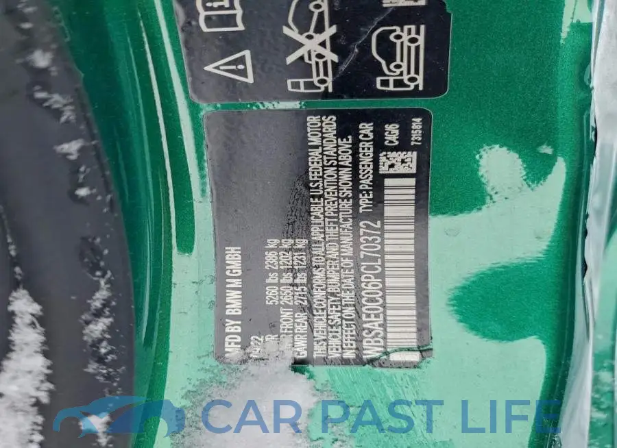 WBSAE0C06PCL70372# 12