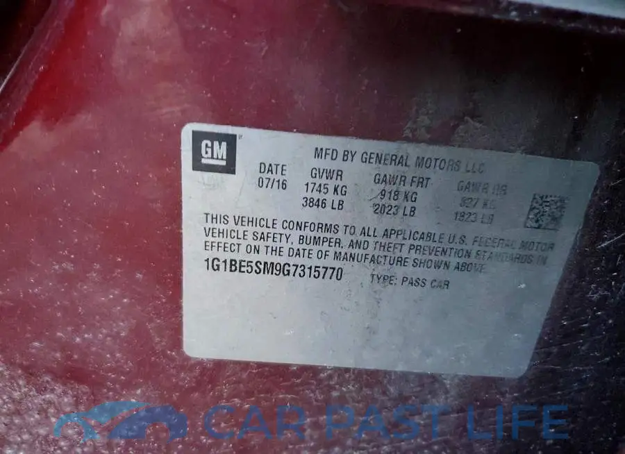 1G1BE5SM9G7315770# 12