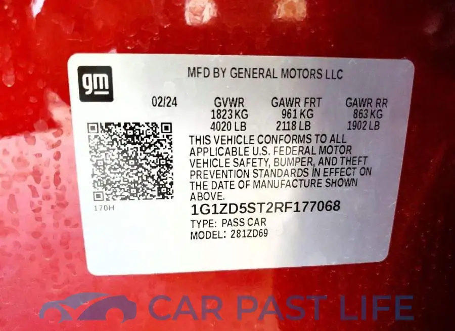 1G1ZD5ST2RF177068# 12
