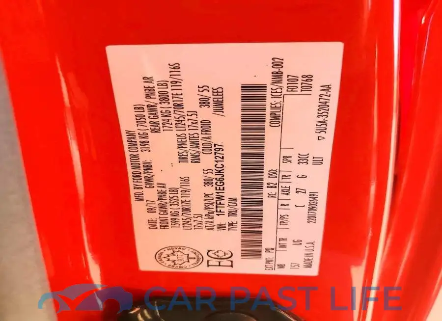 1FTFW1EG6JKC12797# 12